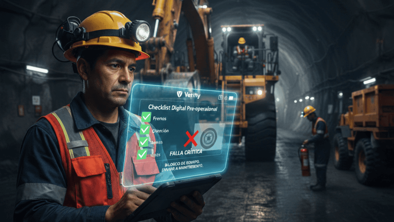 Imagen de portada para Checklists digitales para inspecciones pre-operacionales en maquinaria pesada