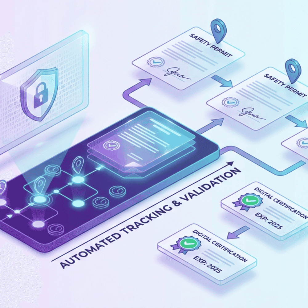 Trazabilidad digital de permisos de trabajo y certificaciones en Verifty