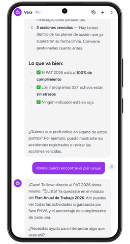 VERA — asistente de IA para normativa SST colombiana